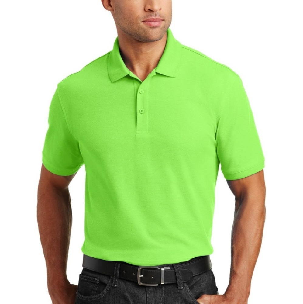 Port Authority Neon Green Polo